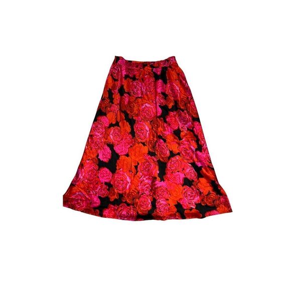 Women’s vibrant Floral Maxi Skirt LARGE - Picture 1 of 8